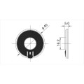 Durchmesser 40 mm Mylar-Lautsprecher 8 Ohm 0,5 W Lautsprechereinheit